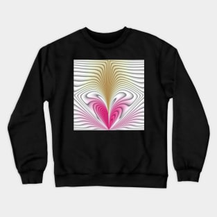 Pink and brown abstract pattern background Crewneck Sweatshirt